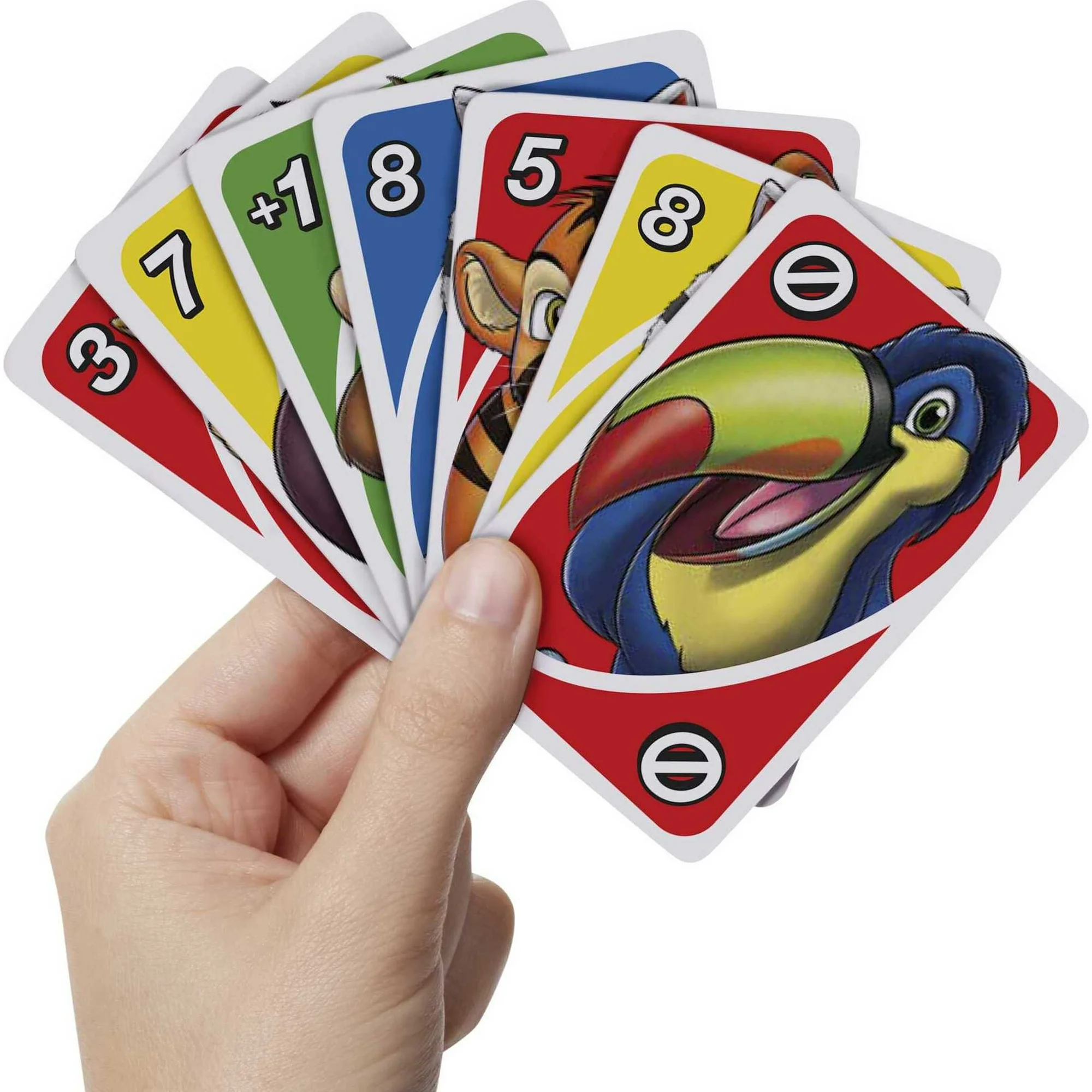 UNO Junior Card Game for Kids with Simple Rules & Animal Matching - Image 2